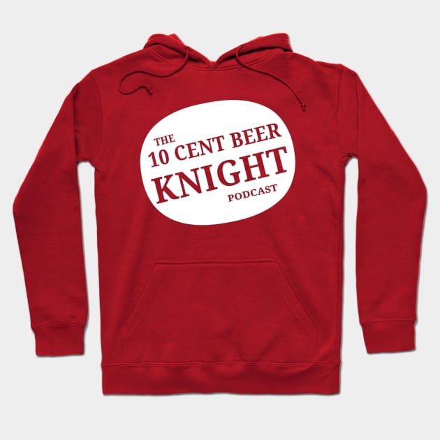 peek a boo logo Hoodie by 10 Cent Beer Knight Podcast 